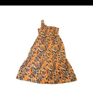 Nine West Stylish Orange and Blue Dress XXL